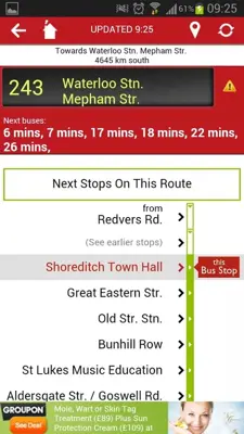 BusGuru android App screenshot 1